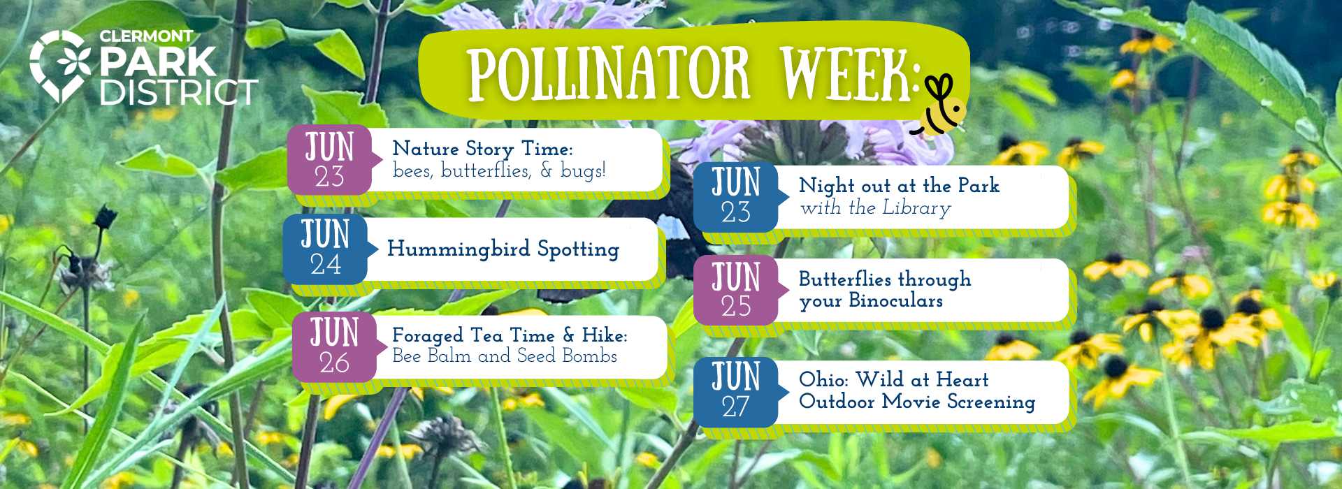 Pollinator Week is June 23rd-27th